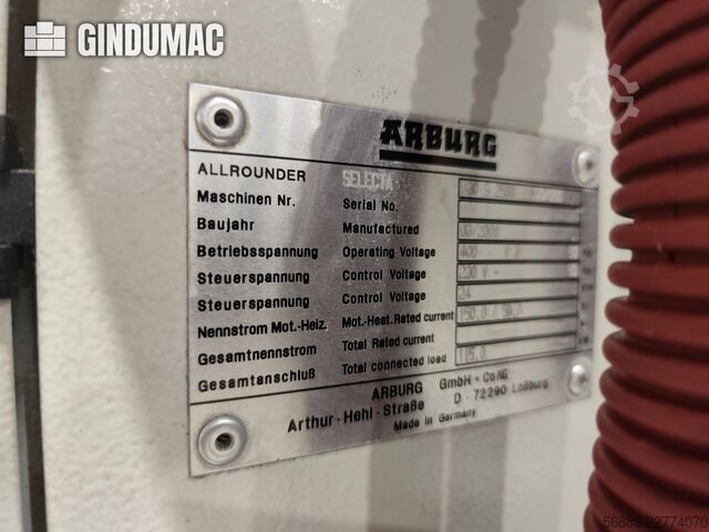 Arburg Allrounder 630S-2500-800/350 Arburg Allrounder 630S-2500-800/350