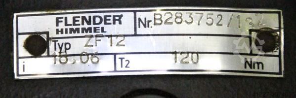 Motorreductor 0,5 kW 180 omw/min 24 volt Gansow IBC 12829 / ZF12