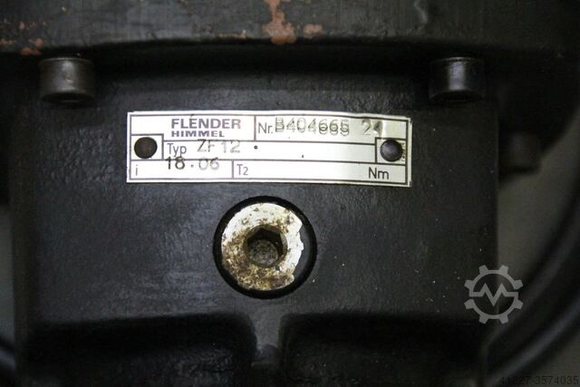 Motorreductor 0,5 kW 180 omw/min 24 volt Gansow IBC 12829 / ZF12