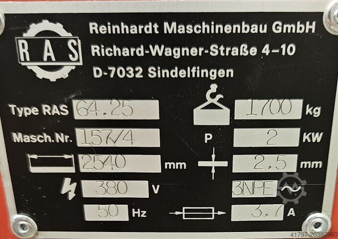 Drejebukkemaskine RAS 64.25 RAS 64.25