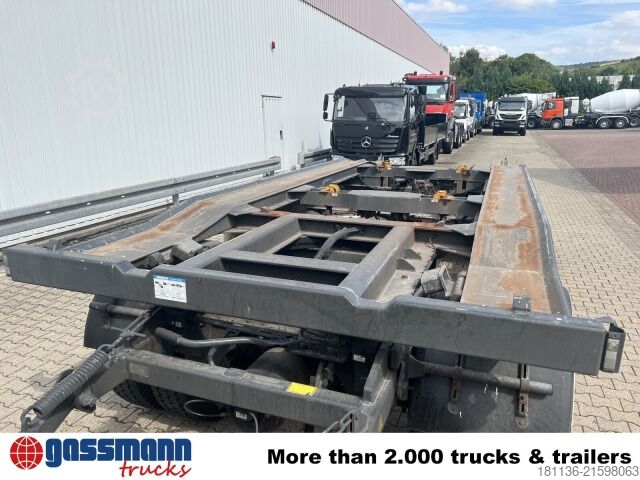 Afzetcontainer-aanhangwagen Hüffermann HAR 20.58, Abrollanhänger, Deichsel absenkbar