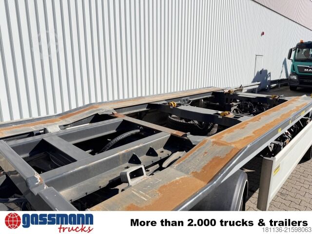 Afzetcontainer-aanhangwagen Hüffermann HAR 20.58, Abrollanhänger, Deichsel absenkbar