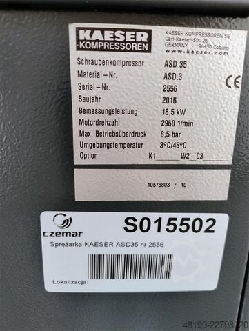 Compresor cu şurub Kaeser ASD 35