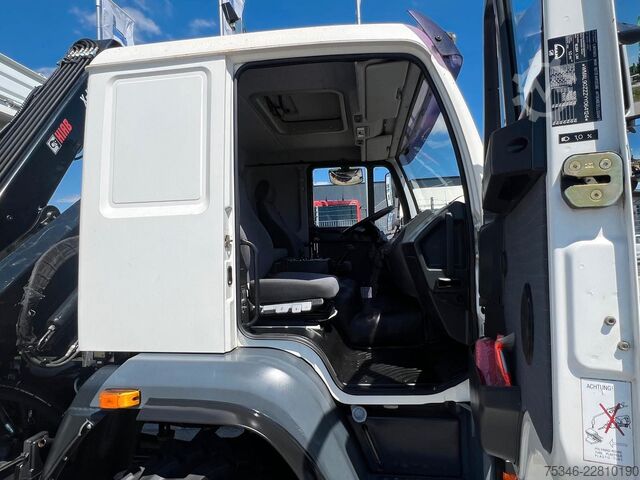 Lesní vozidlo MAN L90 18.284 4x4 LOF Kipper/Kran/47 tkm/HA gelenkt