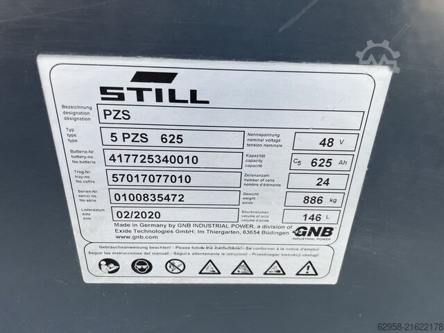 Electric 4-wheel forklift STILL RX20-20P | Battery 97% | Triplex 6.130mm