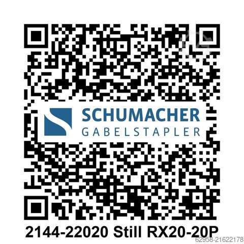Electric 4-wheel forklift STILL RX20-20P | Battery 97% | Triplex 6.130mm