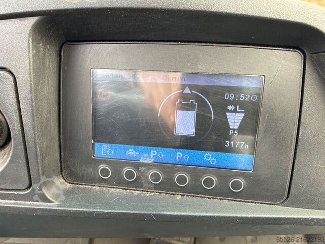 Electric 3-wheel forklift Jungheinrich EFG 220 / 3177 Std.