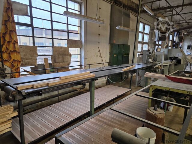 Instalación de corte optimizada de izquierda a derecha WEINIG Dimter Opticut 200 Elite