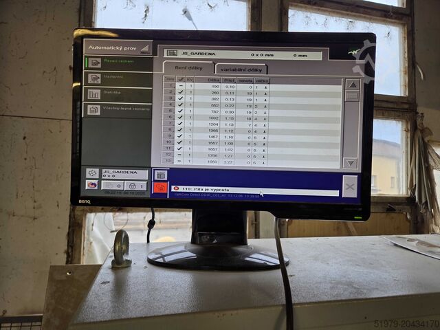 Instalación de corte optimizada de izquierda a derecha WEINIG Dimter Opticut 200 Elite