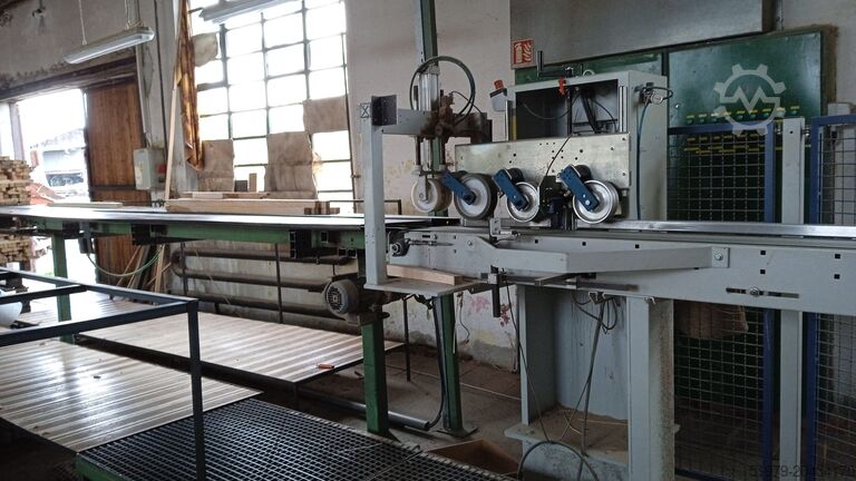 Instalación de corte optimizada de izquierda a derecha WEINIG Dimter Opticut 200 Elite