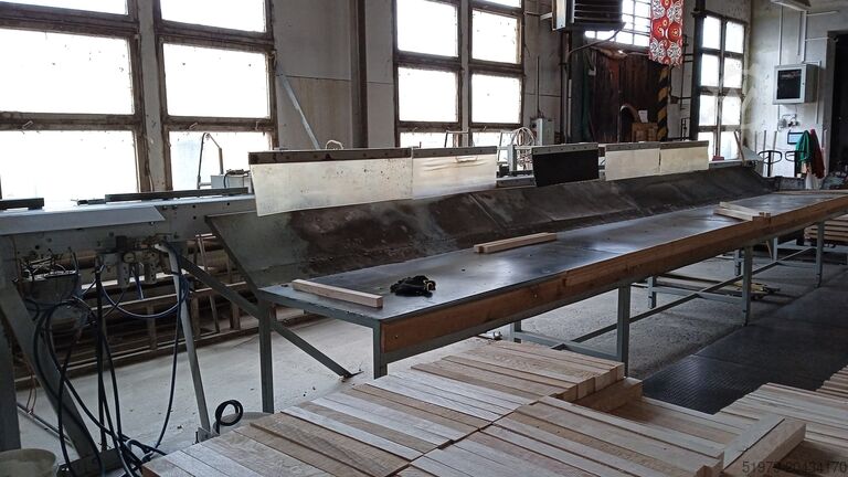 Instalación de corte optimizada de izquierda a derecha WEINIG Dimter Opticut 200 Elite