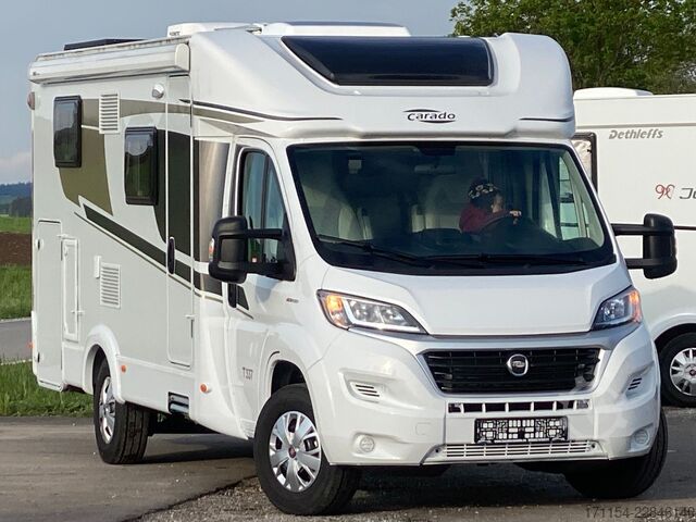Half-integraal camper CARADO T 337, mit Klima, Solar,SAT,Längsbetten