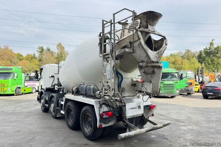 Betonblander lastbil SCANIA P450 8x4 Stetter 9m3