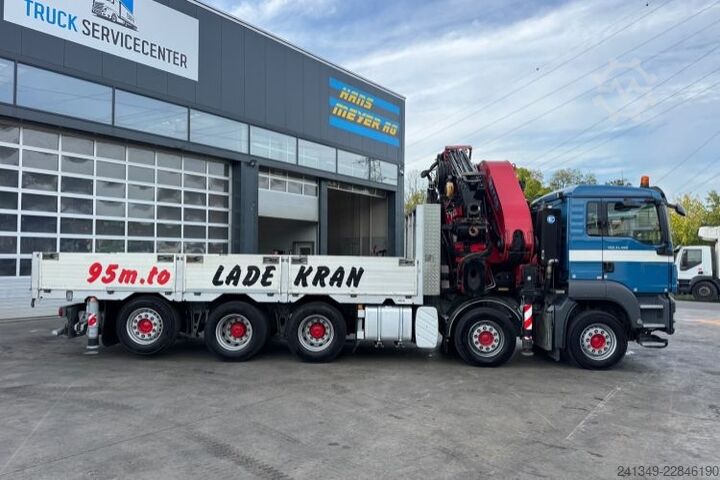 Lastbilmonteret kran MAN TGS 41.480 10x4 Efffer 955 7+6 (855)