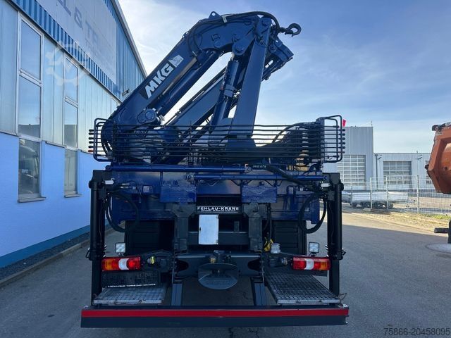 Ladbil med lad MERCEDES-BENZ 1836 LL Antos Pritsche & Heckkran MKG 116 A