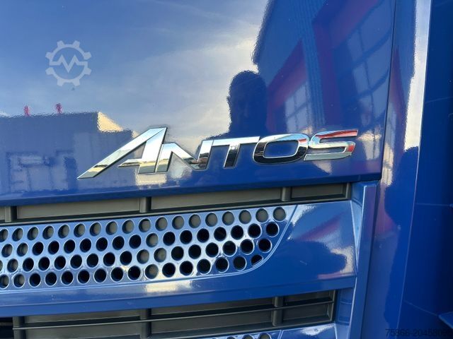 Vrachtauto met open laadbak MERCEDES-BENZ 1836 LL Antos Pritsche & Heckkran MKG 116 A