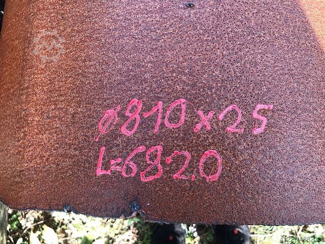 Stalen pijp unbekannt Ø810 x 25 x 6820 mm