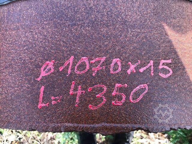 Tubo de aço unbekannt Ø 1070 x15 x 4350 mm