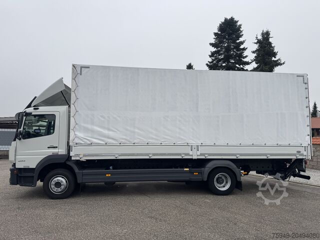 Atego 1224 L, 7.25 m, 1.5 t tail lift, trailer coupling Mercedes-Benz Atego 1224 L Pritsche/Plane 7,25m LBW