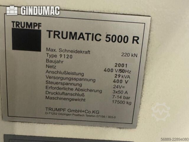 TRUMPF TRUMATIC 5000R TRUMPF TRUMATIC 5000R