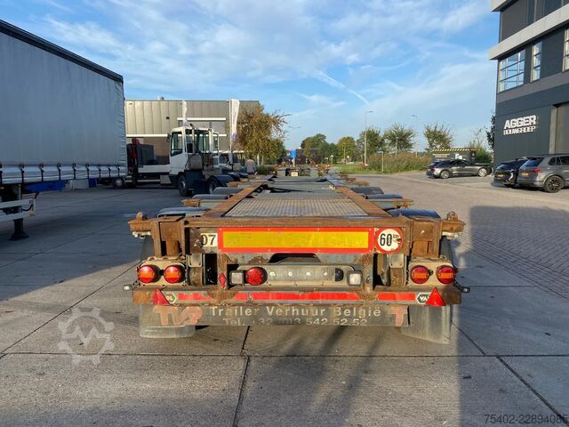 Kontejnerski transport Van Hool 3B0071 / BPW + Drum / 1x Extendable / 1x Lift Axle