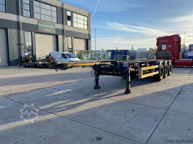 Kontejnerski transport Van Hool 3B0071 / BPW + Drum / 1x Extendable / 1x Lift Axle
