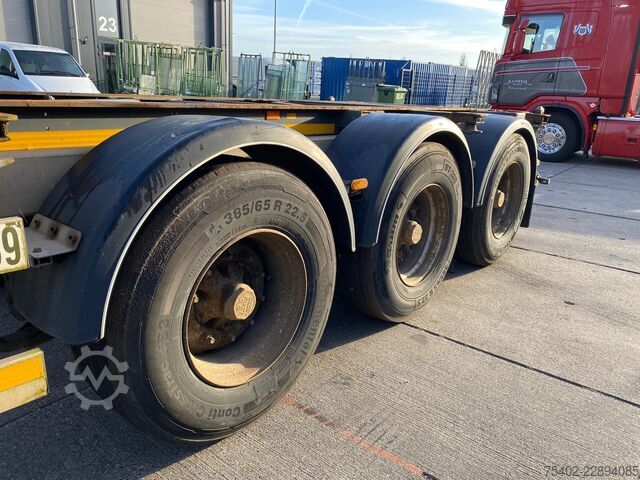 Kontejnerski transport Van Hool 3B0071 / BPW + Drum / 1x Extendable / 1x Lift Axle