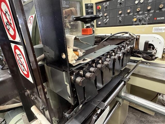 Friulmac FN/3 Afkortzaag Lader voor Profileermachine (met aanpassing voor werkstukbreedte tot m... Friulmac FN/3