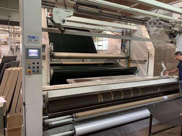 Semi-automatische opwinder voor non-woven stoffen Halbautomatischer Wickler für Vliesstoff MT