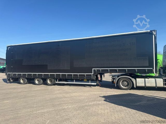 Alacsony rakfelületű félpótkocsi  Wiese 3-Achs Stufensattel Auflieger mit Rampe25T