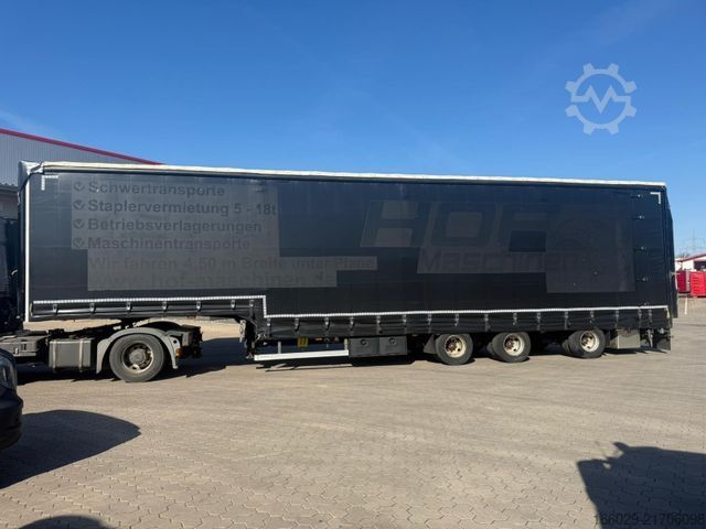 Alacsony rakfelületű félpótkocsi  Wiese 3-Achs Stufensattel Auflieger mit Rampe25T