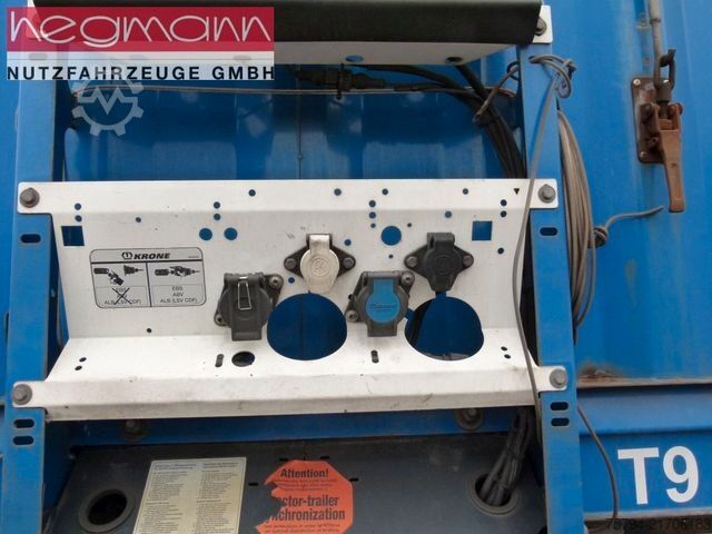 Nyitott ponyvás félpótkocsi KRONE SDP 27, BPW ECO Plus,  Standart, Deutsch