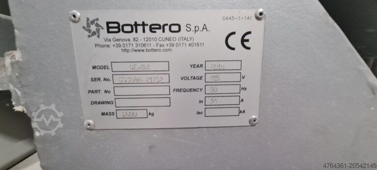 Glasschleifmaschine Bottero GEMINI GG308N