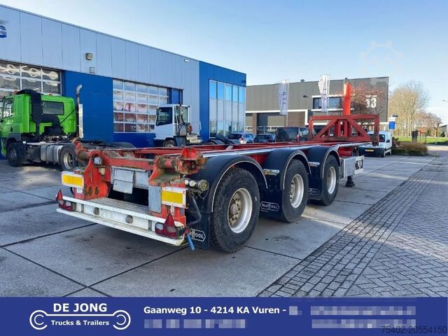 Containervervoer Van Hool 30 FT Container Tipper / SAF + Drum / Steering ...