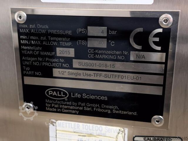 Pall Allegro 1/2" single-use TFF-systeem Pall Allegro