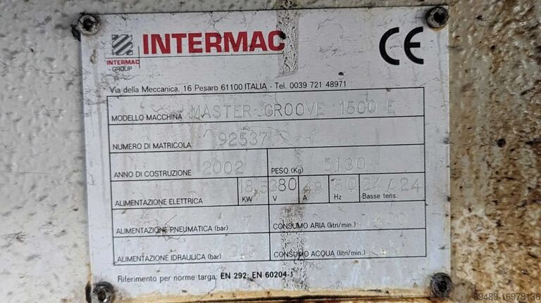 Graveermachine INTERMAC Master Groove 1500