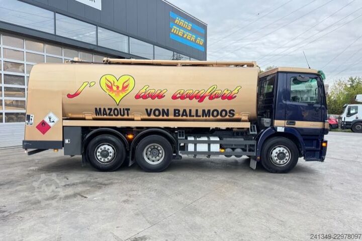 Tank kamyonu MERCEDES-BENZ Actros 2541 6x2 21'000L 2 Kammern