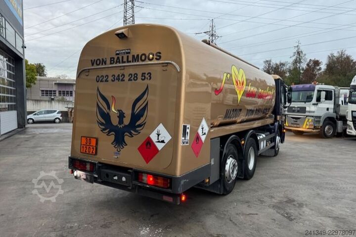 Tank kamyonu MERCEDES-BENZ Actros 2541 6x2 21'000L 2 Kammern