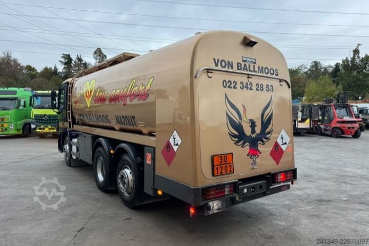 Tank kamyonu MERCEDES-BENZ Actros 2541 6x2 21'000L 2 Kammern