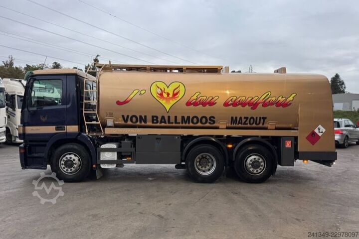 Tank kamyonu MERCEDES-BENZ Actros 2541 6x2 21'000L 2 Kammern