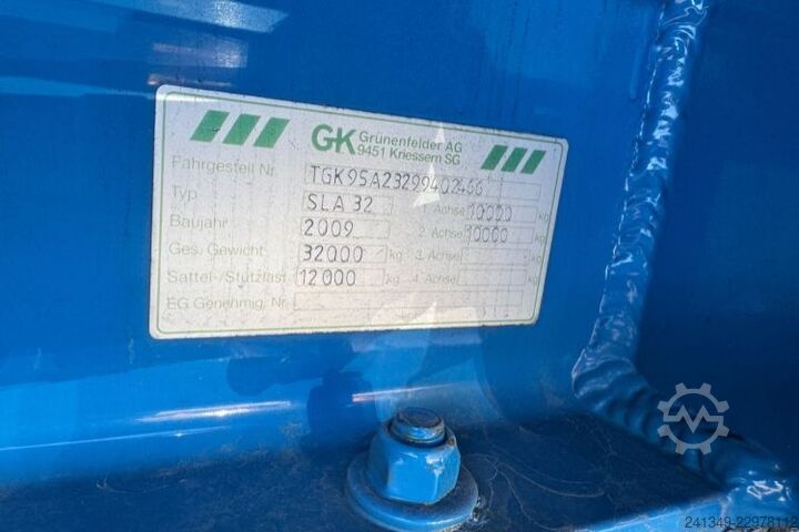 Tanker yarı römork  GRÜNENFELDER | 36'100 Liter 3 Kammern