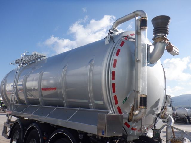 Tankoplegger KÄSSBOHRER Gülle Tankwagen Auflieger Edelstahl STN L