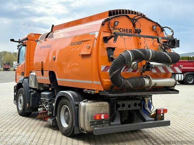 Οδοκαθαριστικό μηχάνημα MERCEDES-BENZ ACTROS 1830 4x2 Kehrmaschine BUCHER OPTIFANT8000