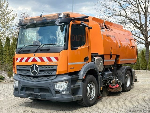 Οδοκαθαριστικό μηχάνημα MERCEDES-BENZ ACTROS 1830 4x2 Kehrmaschine BUCHER OPTIFANT8000