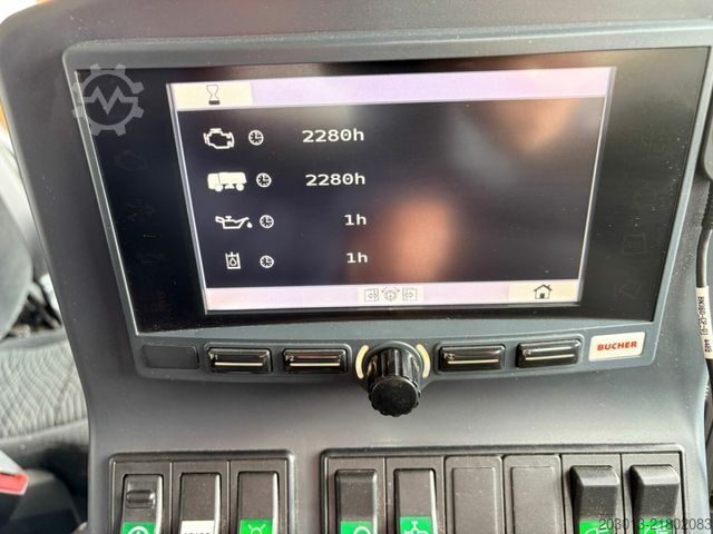 Οδοκαθαριστικό μηχάνημα MERCEDES-BENZ ACTROS 1830 4x2 Kehrmaschine BUCHER OPTIFANT8000