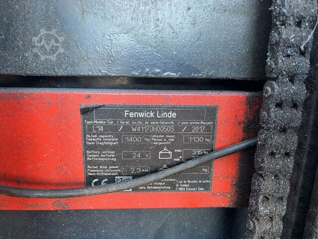 Στοίβαξη πεζών Linde L14i