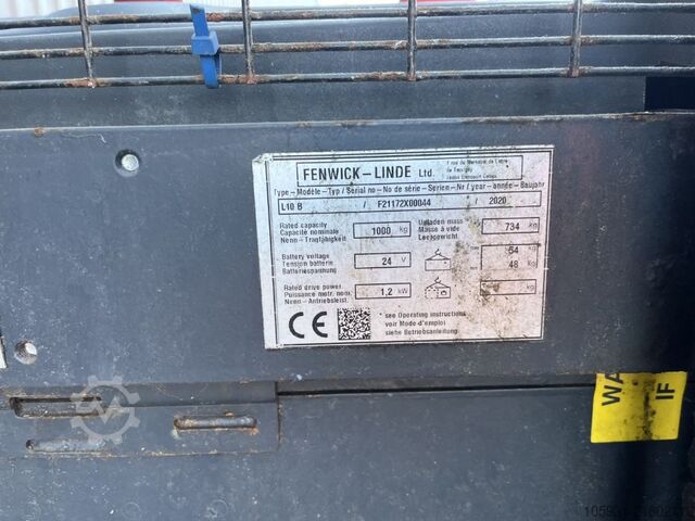 Στοίβαξη πεζών Linde L10B