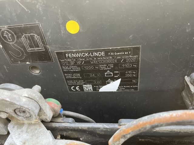 Stivuitor cu stivuitor stand-on Linde D12SP