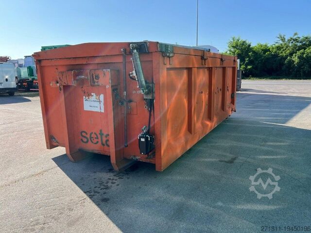 Kampós konténer CONTAINER SCARRABILE USATO CON COPERCHIO