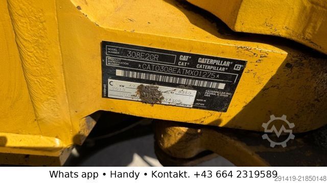 Kettenbagger CATERPILLAR 308 E2CR  Kettenbagger / Schild Powertilt Bj2013